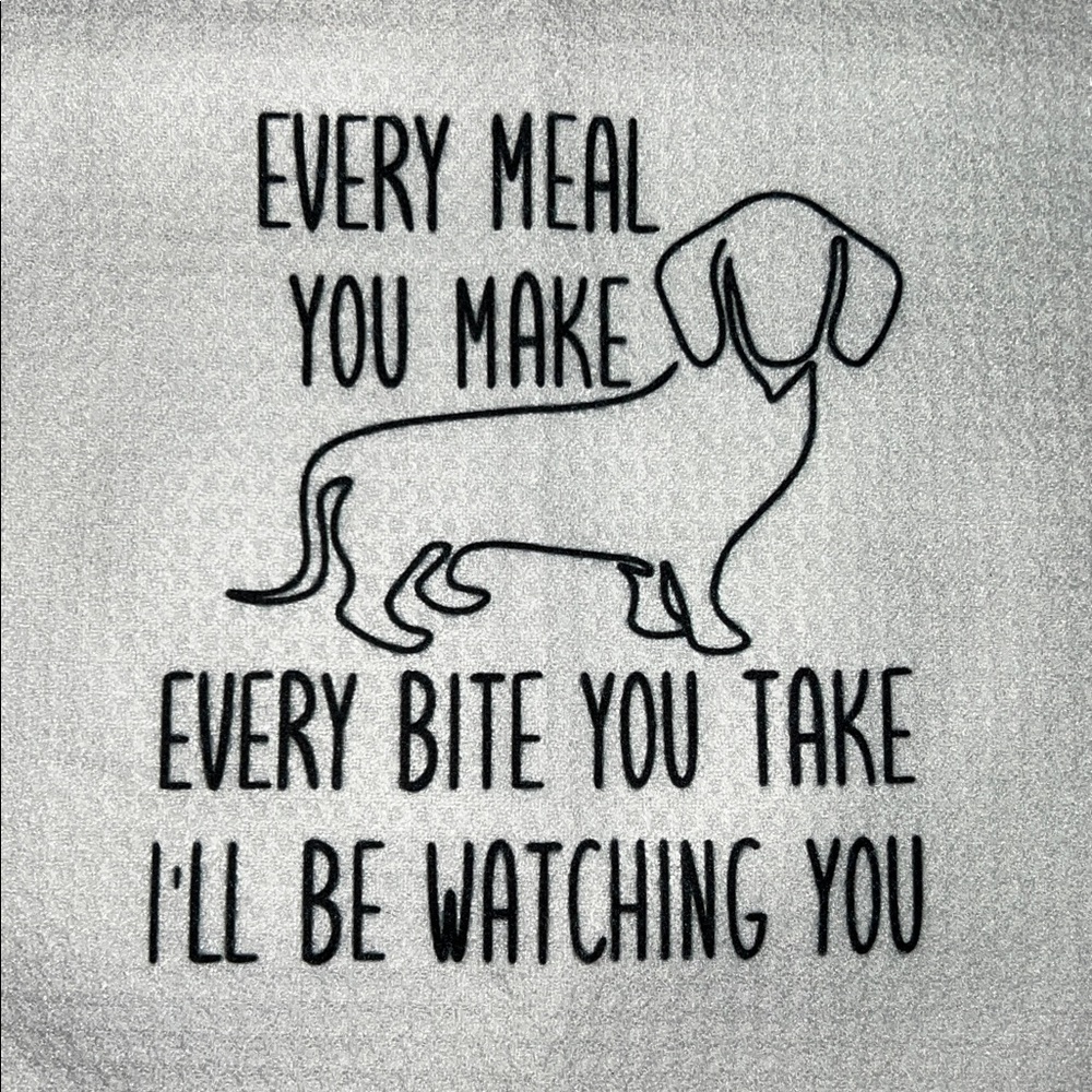 Kitchen Towels Set of 2 NWT Dog Dachshund